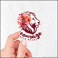 Sticker-courage-dear-heart-hand